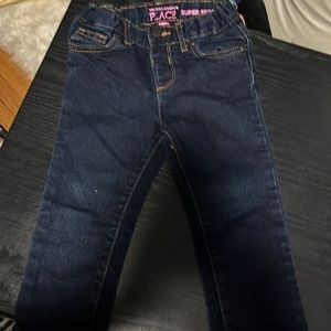 Dark denim jeans